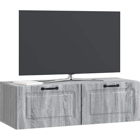 Maison Exclusive - Mobile Porta TV da Muro Grigio Sonoma 98 x 41 x 30 cm (1/5)