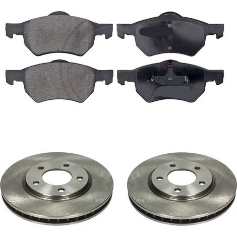 KIT FRENI ANTERIORI compatibile con CHRYSLER VOYAGER IV (RG,RS) 2.4 - DISCHI + PASTIGLIE OEM: FDB1474, FDB1510, FDB1576 / 17353 , 17354 /SOSTITUZIONE DIRETTA/BASSA POLVERE/SILENZIOSO (1/5)