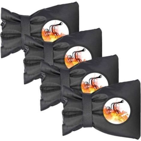 Set of 4 outdoor faucet covers - Freeze-proof, waterproof, cold-resistant, thick, with durable storage bag. (1/4)