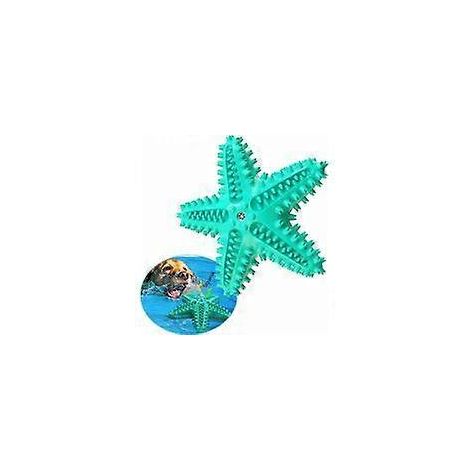Jouet à mâcher Hloise indestructible en forme d'étoile de mer, pour chiens de petite et moyenne taille, grands chiens et chiots. Jouet pour l'hygiène dentaire. (1/5)