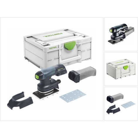 Festool – Ponceuse vibrante hybride 18V 576347 – Moteur Brushless – 80 x 130 mm – Vitesse 6000-10000 min-1 – Pour bois dur et teck