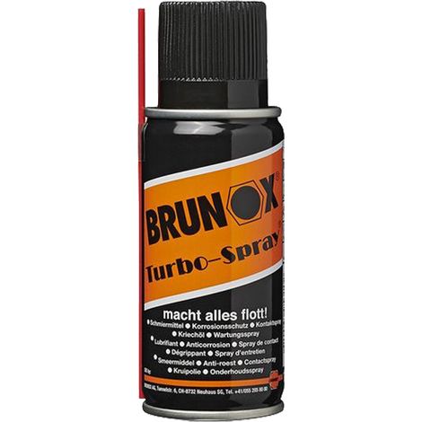 Lubrificante professionale turbo spray brunox 100 ml