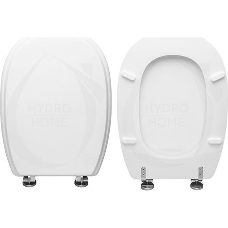 Copriwater Easy ed Easy 02 Pozzi Ginori legno rivestito in resina poliestere bianco (1/4)