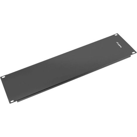 1 Panneau obturation métal, Noir RAL 9004, Rack 19 pouces, Gestion airflow, Atelier