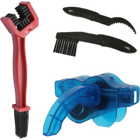 Nettoyant de chaîne de vélo, outil de nettoyage de chaîne avec brosse et nettoyeur de pignons (1/5)