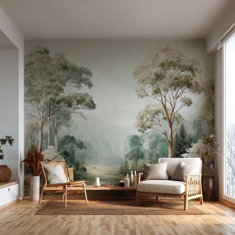 Papier peint forêt Eucalyptus Sauvage papier peint (1/5)