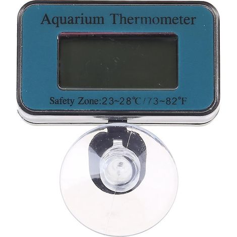 Thermomètre numérique étanche pour aquarium, submersible et sans fil, pour poissons. (1/4)