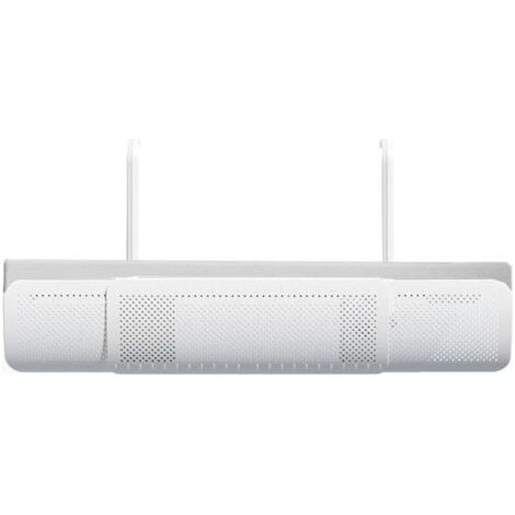 QORVA-Déflecteur de climatiseur mural rétractable – Contrôle du flux d'air – Installation facile – Longueur ajustable 56 à 92 cm