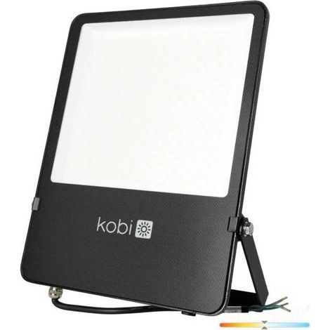 Projecteur LED extérieur 150 W 4000 K 19 500 lm noir IP65 Kobi SEUL (1/5)