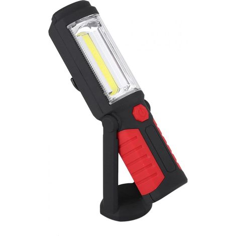 Lampe de Travail LED Rechargeable avec Magnétique Lampe de Torches (Red) (1/5)