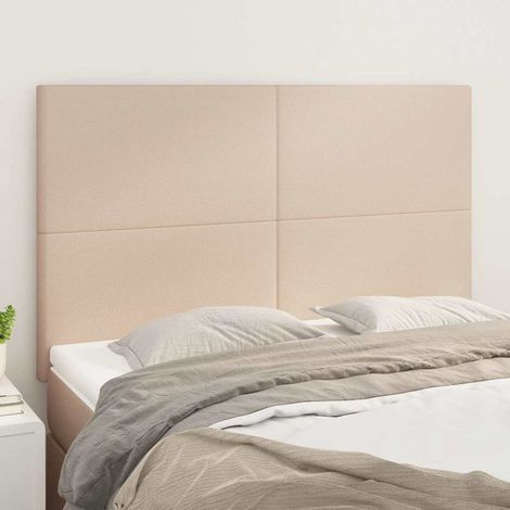 vidaXL Cabecero Capuchino 144x5x118/128 cm Piel Sintética (1/5)