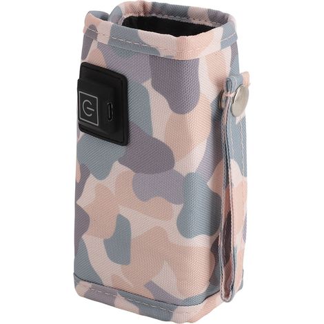 Sachet chauffe-biberon USB universel à température constante, housse isotherme portable pour biberon avec câbles USB, pour la maison et l'extérieur, gris et blanc. (1/5)