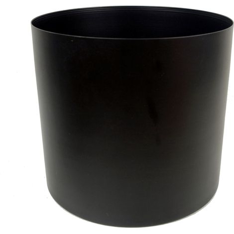 Leaf Metal Planter Plant Pot Black 20 x 18cm (1/5)