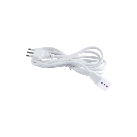 PROLUNGA ELETTRICA LINEARE BIPASSO 3X1 BIANCA mt.3 SYNTESY