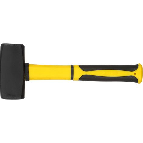 RHINO - MASSETTE 1,5KG AVEC MANCHE INCASSABLE (TRIMATIÈRE) - POIDS 1,5 KG - GARANTIE 5 ANS - HAUTE QUALITÉ - OUTIL DE FRAPPE OU