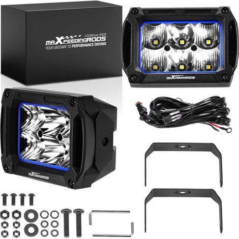 4.4inch 60W LED Driving Auxiliary Light for Off-Road 6000lm IP67 Spot Flood (1/5)