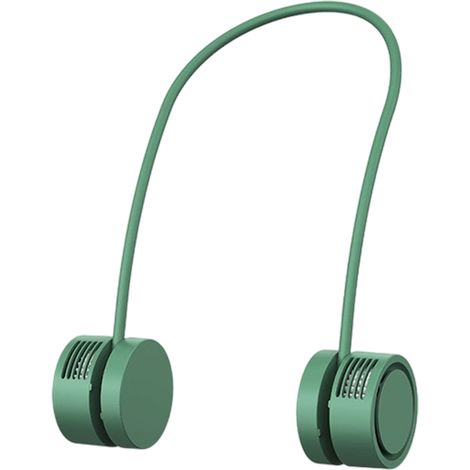 Ventilateur de cou sans pales - USB, ventilation puissante, portable, facile à ranger, petit ventilateur suspendu pratique (1/5)