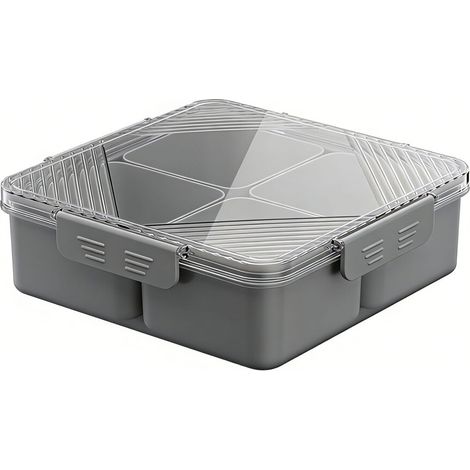 Elegante Aufbewahrungsbox für die Küche – Grau
