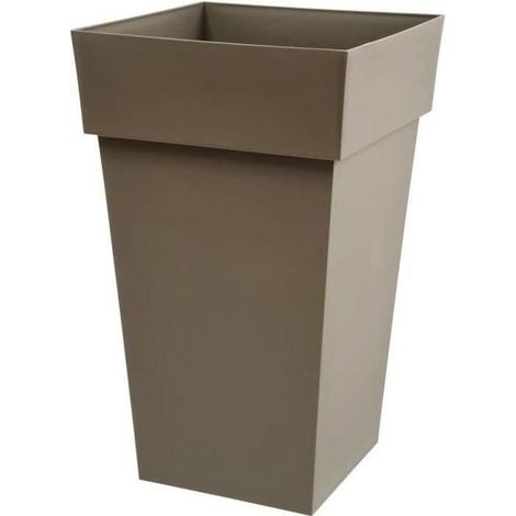 Pot Toscane Taupe Design élégant, Résistant Au Gel - Eda