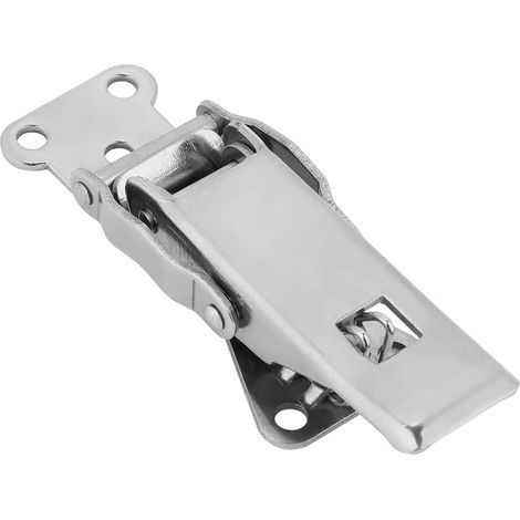 Loquet à ressort pour armoire ou boîtier en acier inoxydable (1/5)