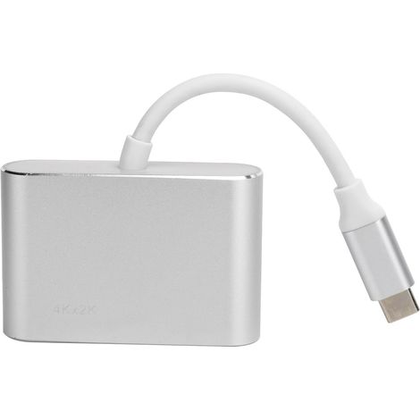 Adaptateur Dock Vidéo TypeC vers HDMI VGA pour Téléphones et Ordinateurs Portables (1/5)