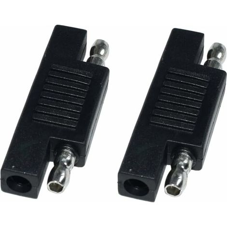 Lot de 2 Connecteurs D’Adaptateur Inverseur de Polarité SAE (1/4)