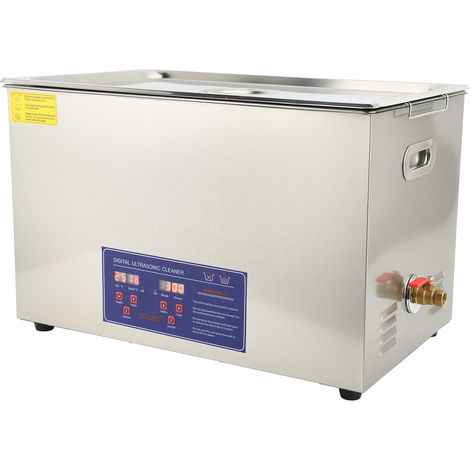 Nettoyeur à ultrasons numérique 30L avec cuve à ultrasons, chauffage et minuterie PS-100AEU, prise 220V (1/5)