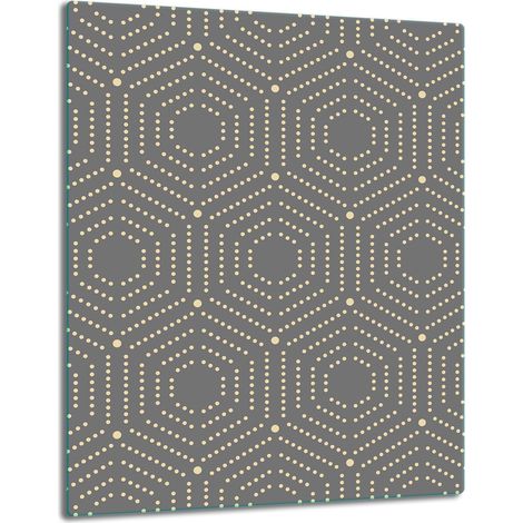 TABLERO DE MESA CON PANEL DE CRISTAL DE 40x52 CM (ESTILO) (1/5)