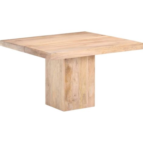Table de salle à manger 120x120x77 cm Bois de manguier massif (1/5)