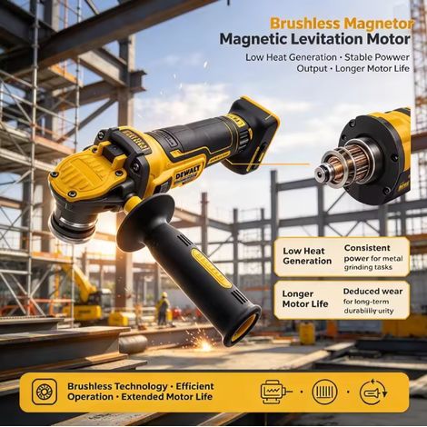 Akku-Winkelschleifer DEWALT DCG409 Scheibe 230mm für schwere Arbeiten (1/5)