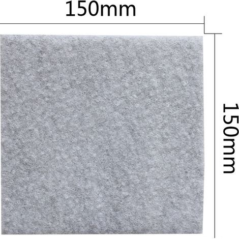 Zubehör für Staubsauger: Motorschutzfilter, Motorfilter, Abluftfilter, Filterwatte 150 x 150 x 6 mm (1/5)
