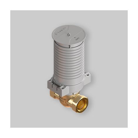 Robinet d'arrêt intégré ultra encastré, version droite, filetage Teco Dn 15 - 1/2". (1/5)