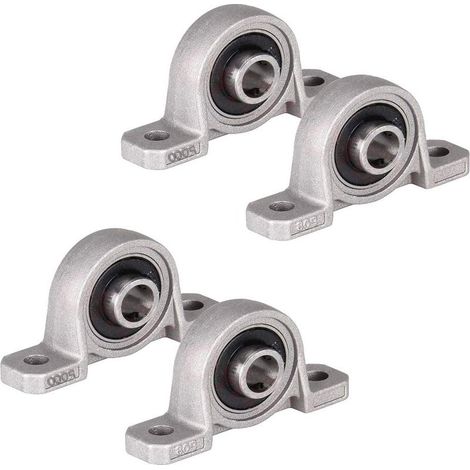 Lot de 4 Roulements à Billes Roulement en Alliage de Zinc Bloc de roulement 8mm/10mm (1/5)