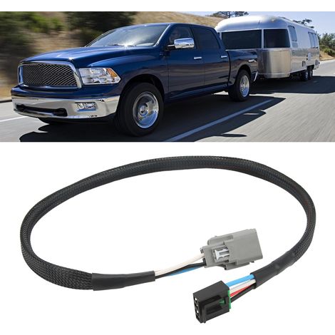 Faisceau de câblage pour contrôleur de frein de remorque - Connecteur en T, accessoire de conversion pour remorque de camping-car Dodge Ram 1500 2010 (1/5)