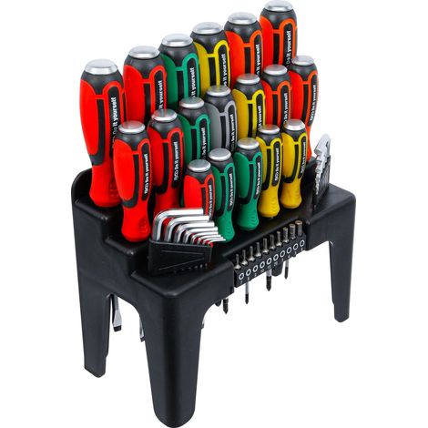 Juego de destornilladores BGS screwdriver set mango ergonómico asimétrico (1/4)
