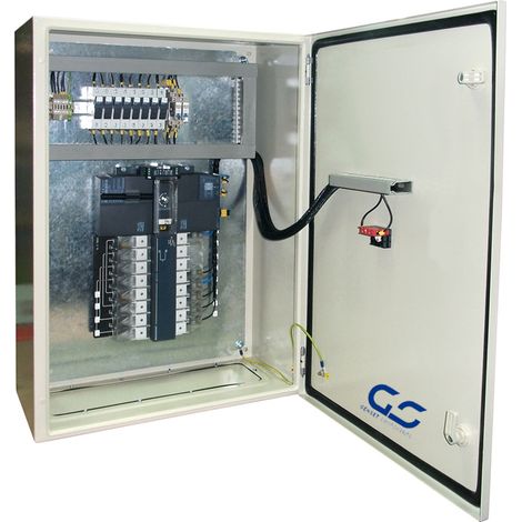 CUADRO ELECTRICO DE SOLO CONMUTACIÓN (LTS) 4 POLOS TRIFÁSICO 160 AMP CON SELECTOR MOTORIZADO SOCOMEC