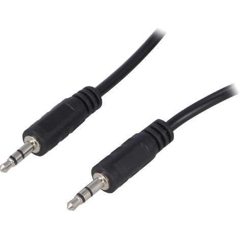 Cable Jack 3.5mm male des deux cotes 10m - Noir