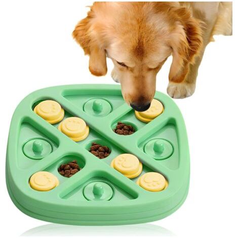 Juego de inteligencia para perros, juegos de inteligencia, juguete interactivo para perros para entretenerlos, comer despacio, ejercitar su sentido del olfato, para perros pequeños, medianos y grandes (1/5)