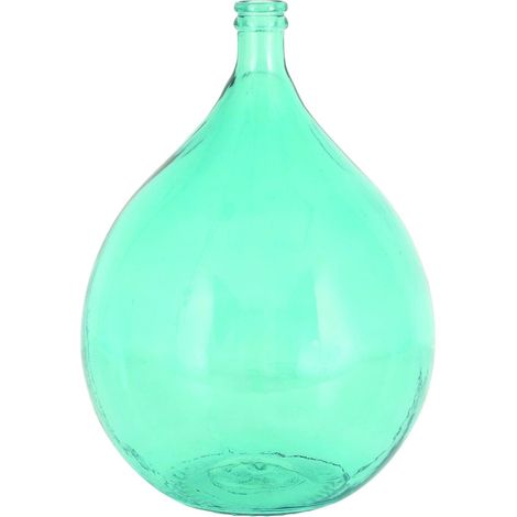 Vase en Verre, 38,1 x 55,9 cm, Finition Turquoise (1/5)