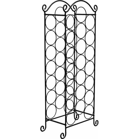 Maison Exclusive - Flaschenregal für 21 Flaschen Metall (1/5)