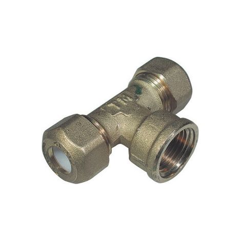 TEE FEMMINA PER RAME CON OGIVA TEFLON TIEMME- 3/4 x 16R- TIEMM- pezzi 1