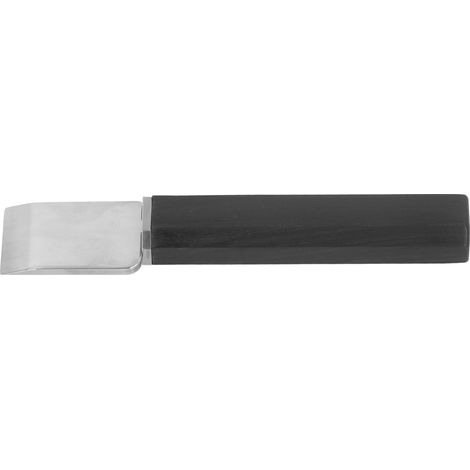 Couteau à découper cuir acier inoxydable lame tranchante manche bois brillant outil bricolage parage couteau pour travail du cuir (1/5)