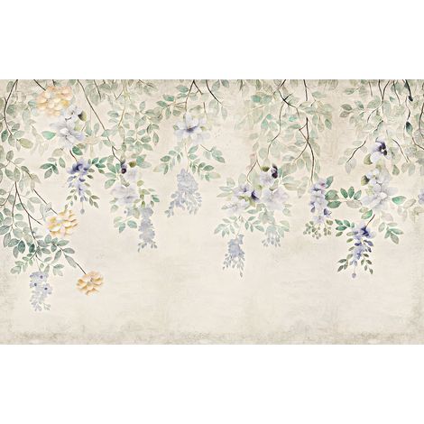 Papier peint panoramique - Fleurs - 130 cm x 81 cm (1/2)