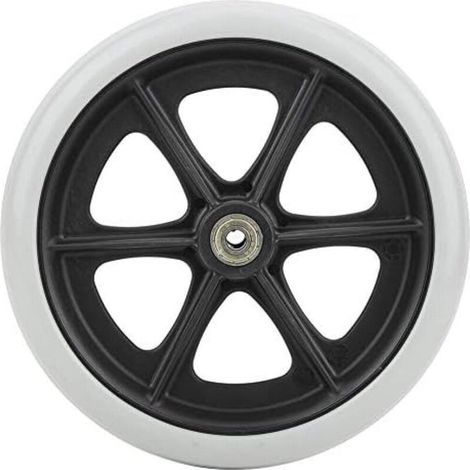 Roues avant de fauteuil roulant de 8 pouces, Remplacement Universel De roues en TPR antidérapantes désactivées, accessoires de fauteuil roulant