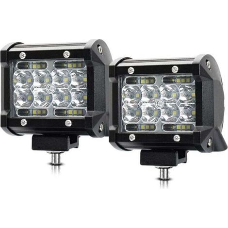 Barre Lumineuse LED 4 Pouces 60W 6000 Lumens pour Camion Bateau Pick-Up ATV UTV RV (1/4)