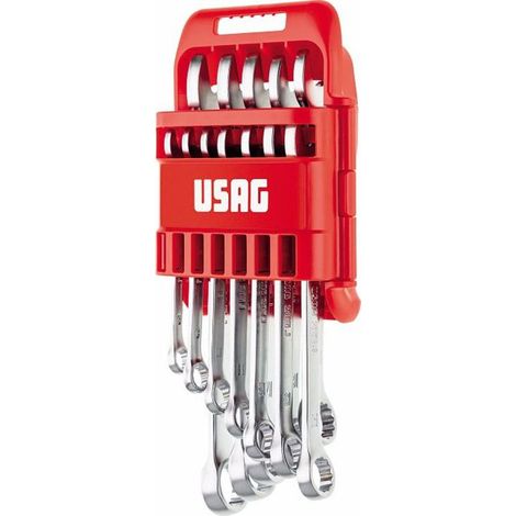 Jeu de 12 clés mixtes Usag 285 J/DS12 8-19 mm (1/2)