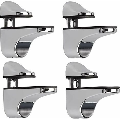 Verstellbare Wandhalterung für Glasregale, 4er-Set, Wandmontage für Glasregale – AquaForge