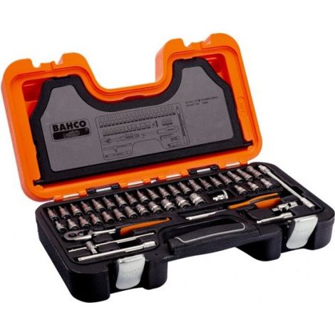 Bahco S460 Juego de dados 46 piezas negro