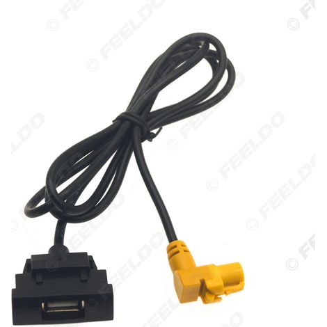 USB upgrade cable compatible with the original Skoda Octavia RCD510/RSN315 car radio, data cable for USB port (1/5)