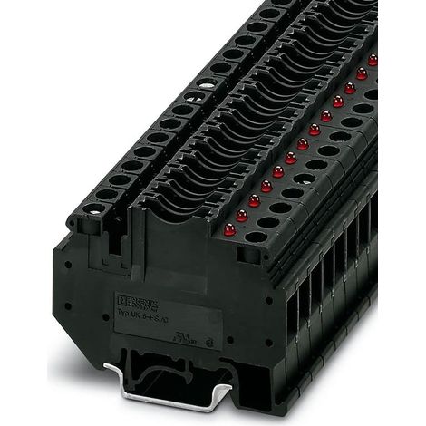 Phoenix Contact UK 6-FSI/C-LED24 bloque de terminales Negro